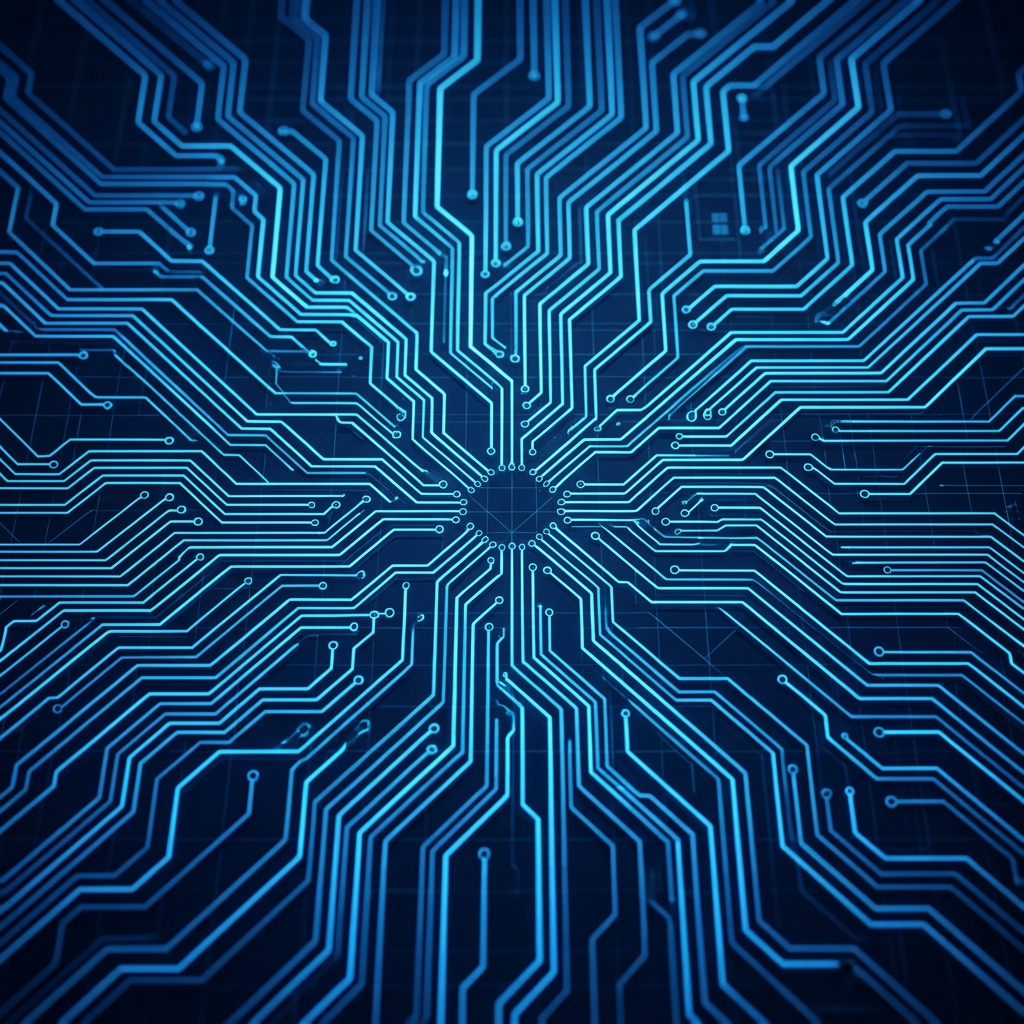 Futuristic circuit board background