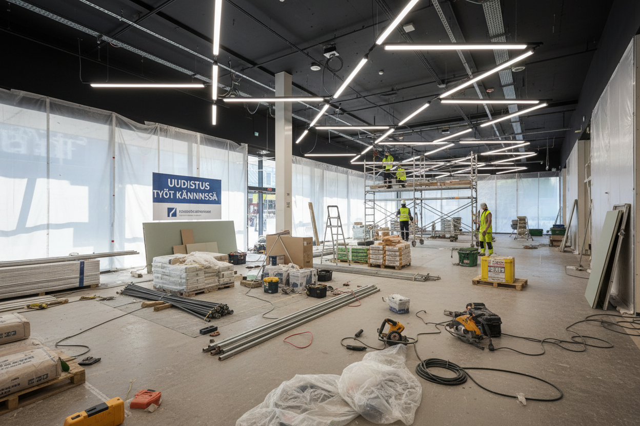 Toimitilasaneeraukset Helsinki – Marsal Oy korjausrakentaminen