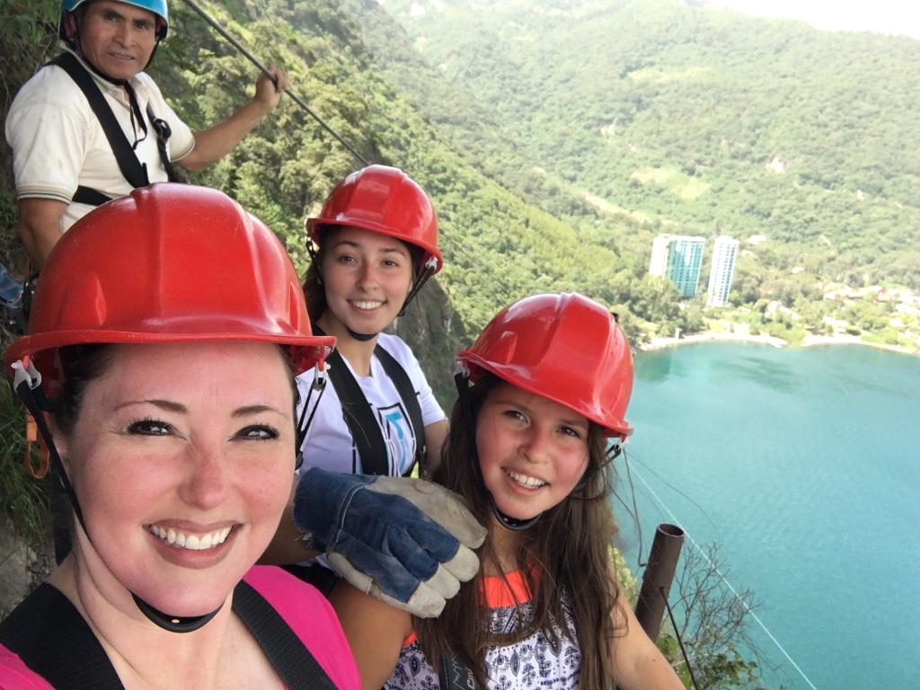 Ziplining, Lake Atitlán