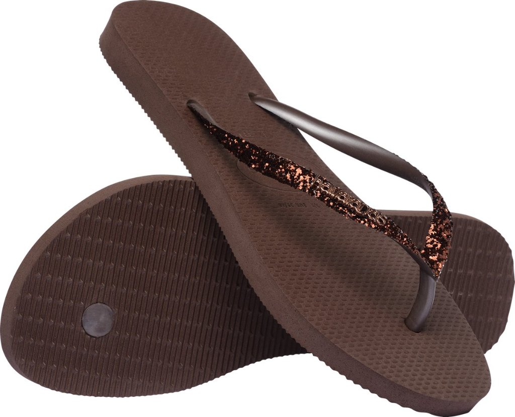 Havaiana Glitter Sandal Dark Brown - image 2