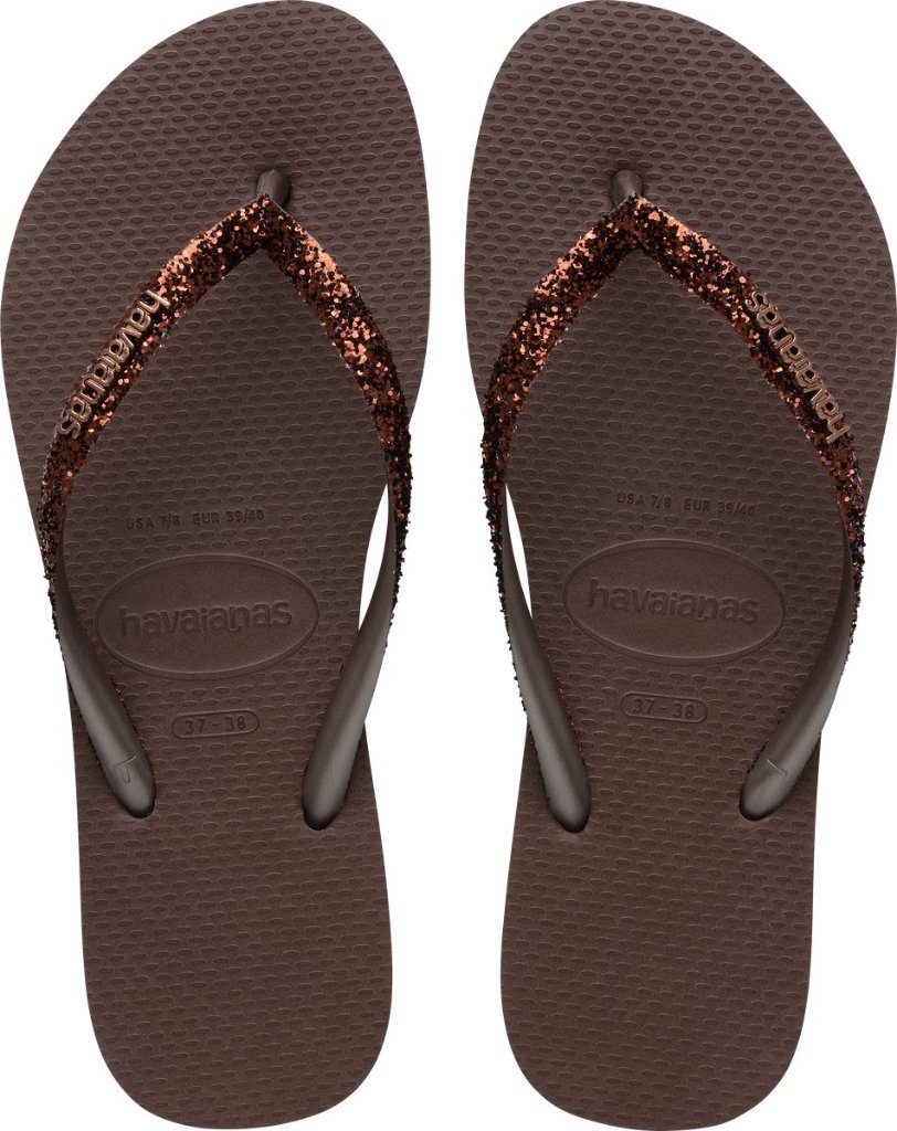 Havaiana Glitter Sandal Dark Brown