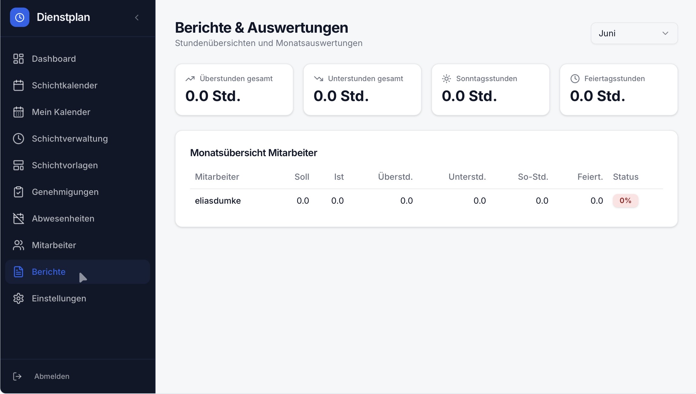 Schichtplaner template preview