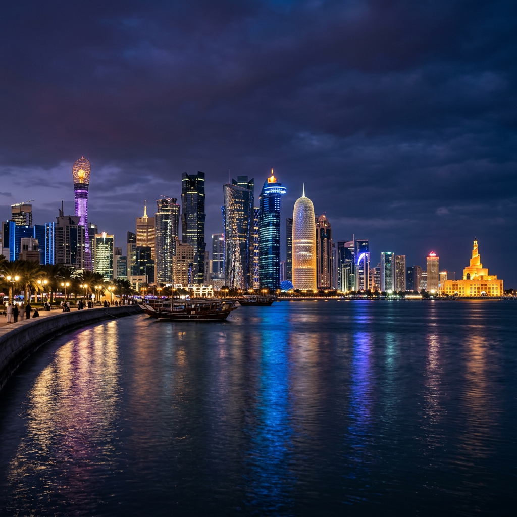 Qatar Doha skyline