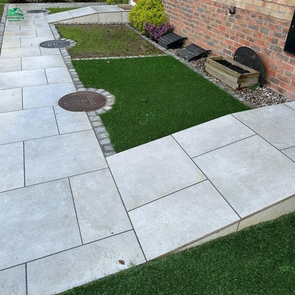 Natural stone patio Basingstoke