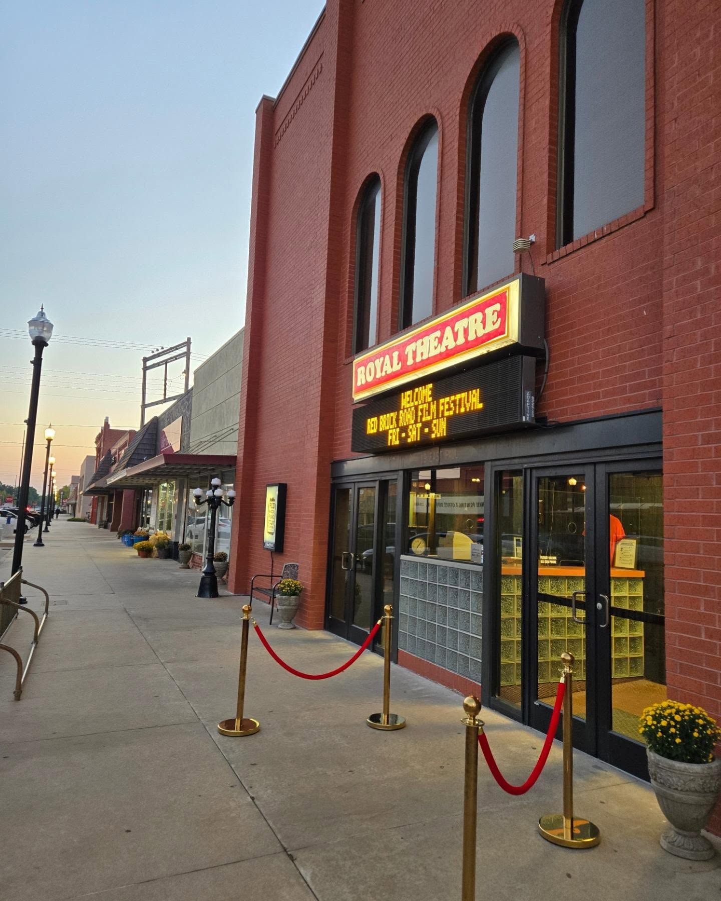 Royal Theatre during the Red Brick Road Film Festival