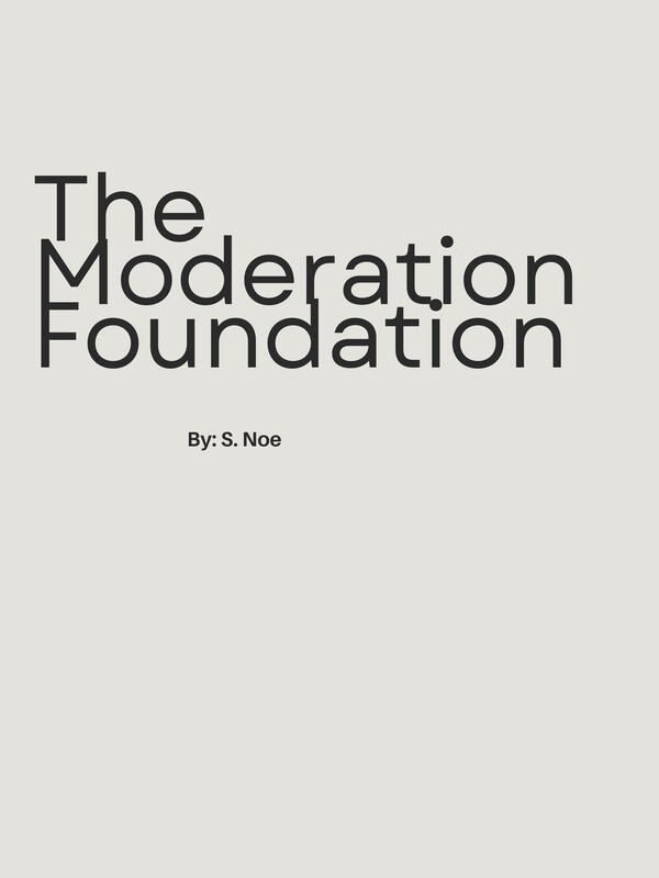 The Moderation Foundation poster