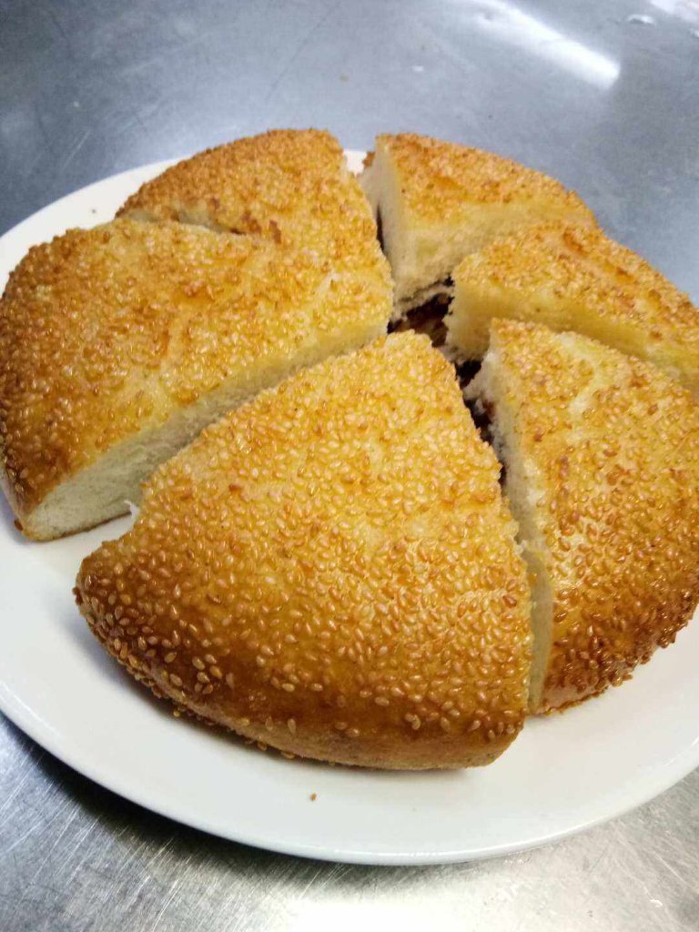 Gold Pancake with Red Bean Paste