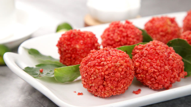Litchi Cheese Prawn Ball
