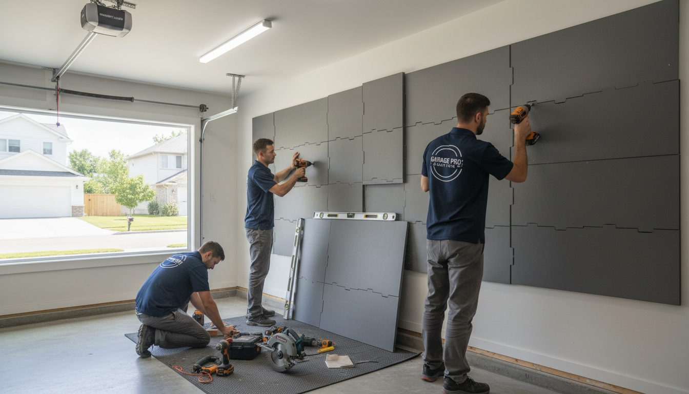 Professional garage installation
