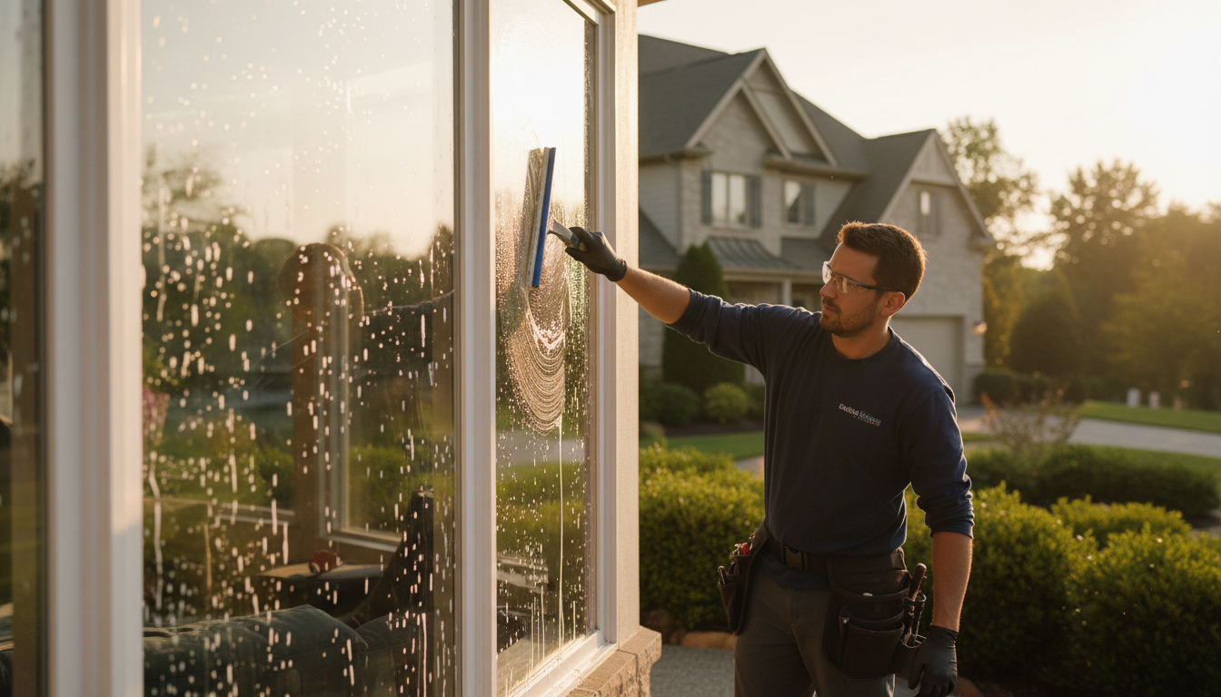 Professional window cleaning service in Eagle Mountain, UT — Crown Cleaning