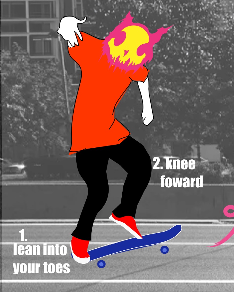 Lean into your toes