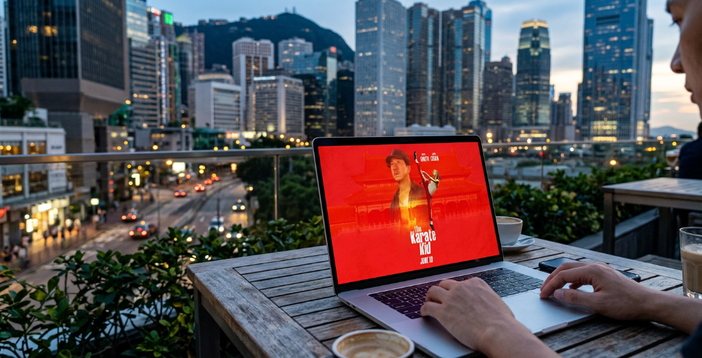 Karate Kid Laptop Mockup