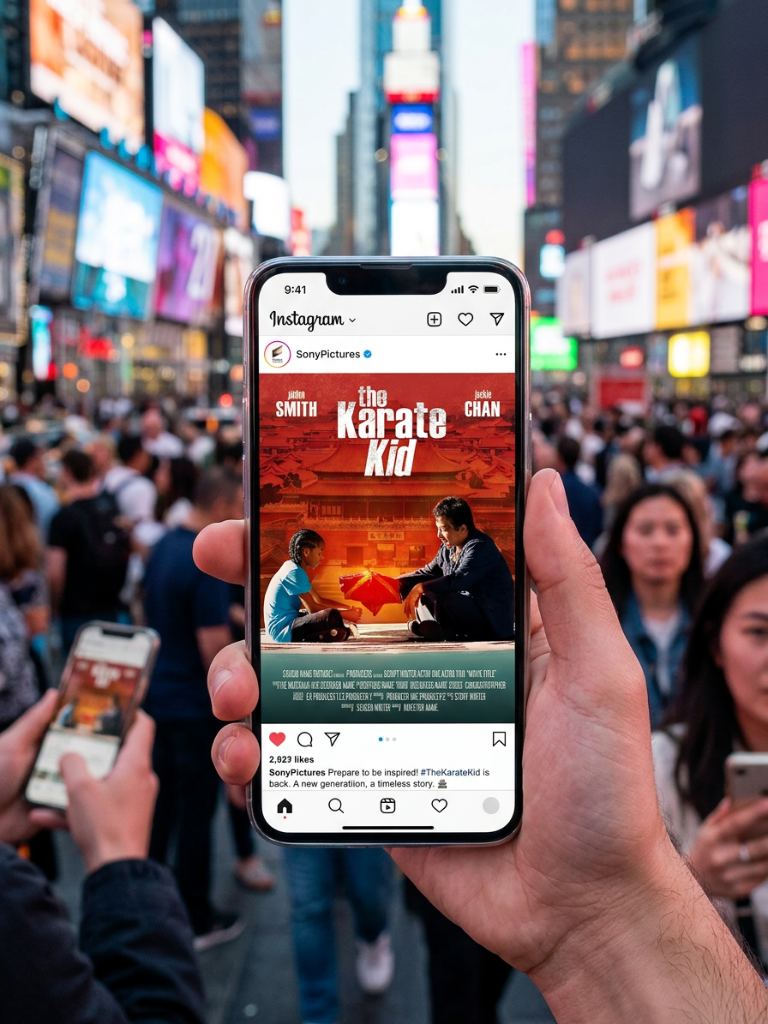 Karate Kid Instagram Phone Mockup 1