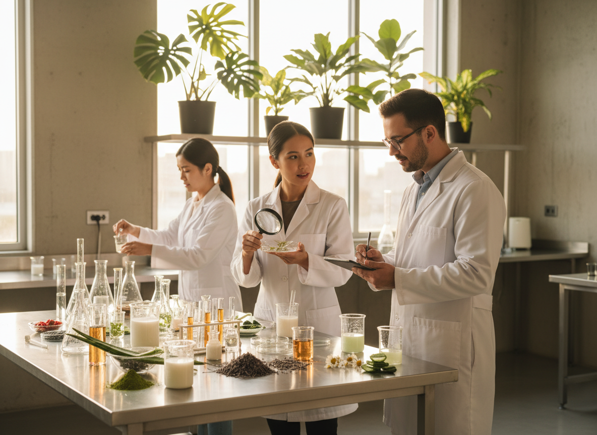 Skinova Care laboratory team