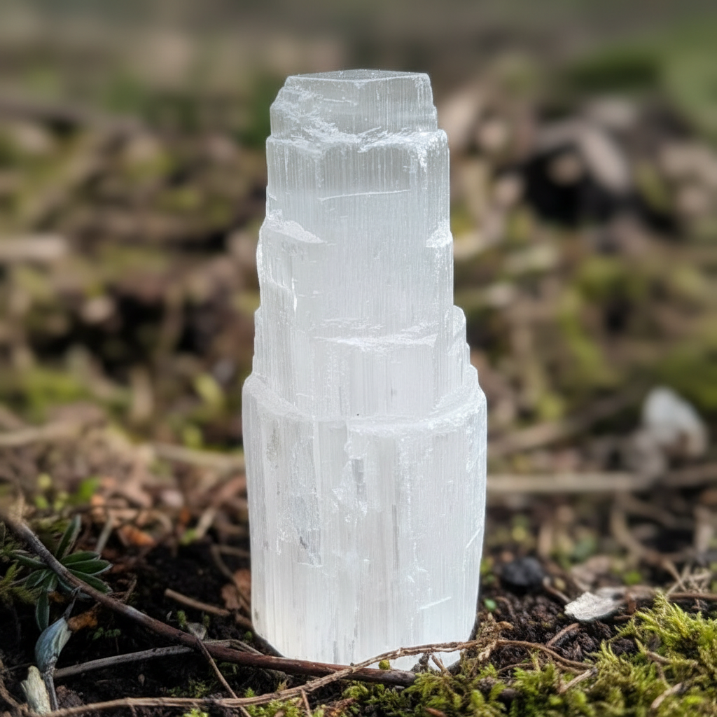 Selenit tårn – ca. 10 cm