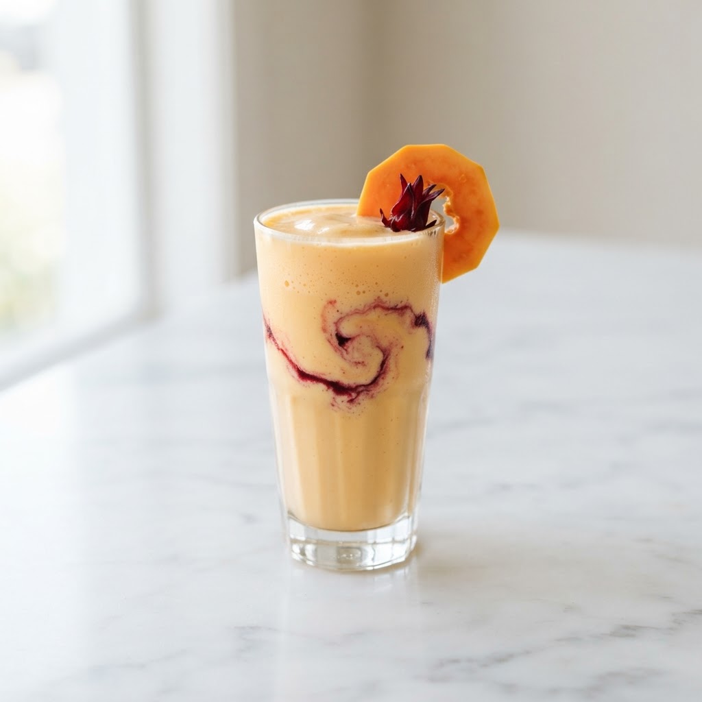 Hibiscus-Infused Pawpaw Frost