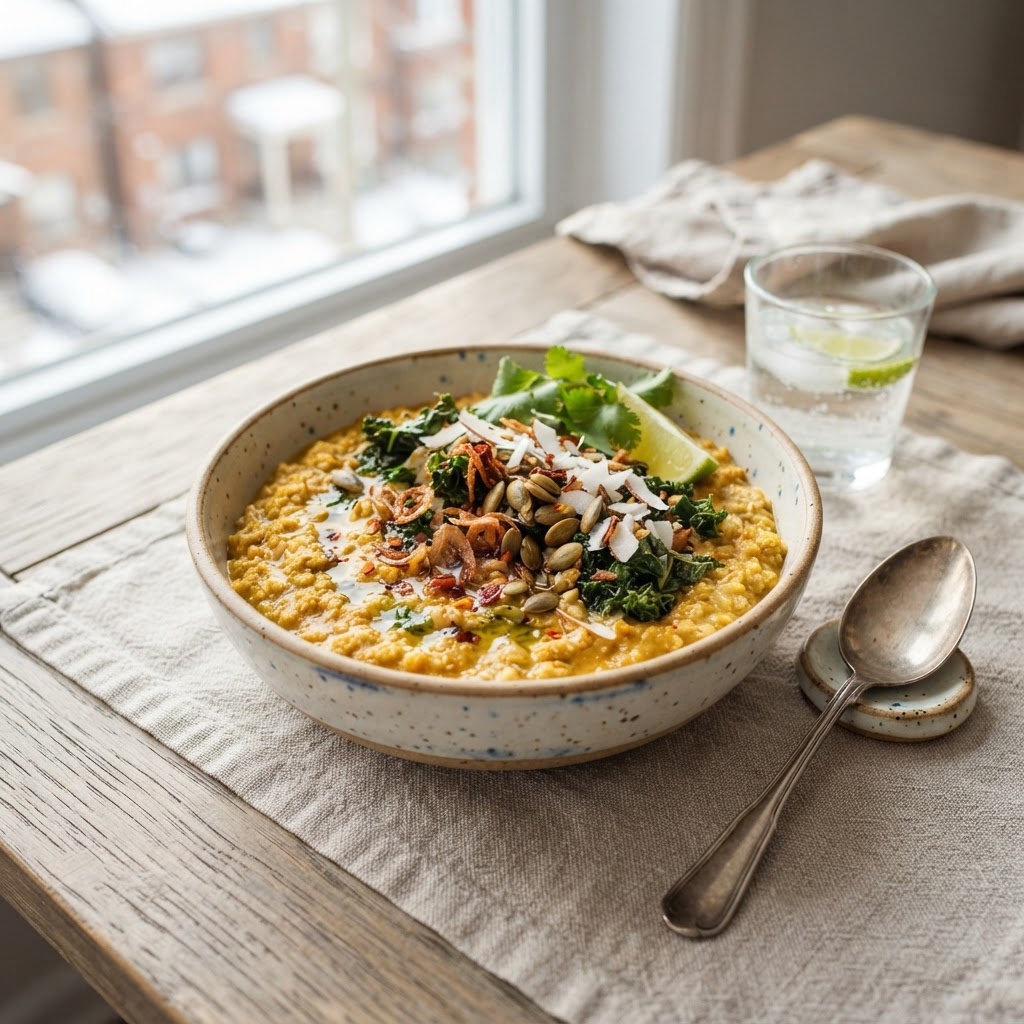 Toronto Winter-Warrior Coconut-Oat Egusi Porridge