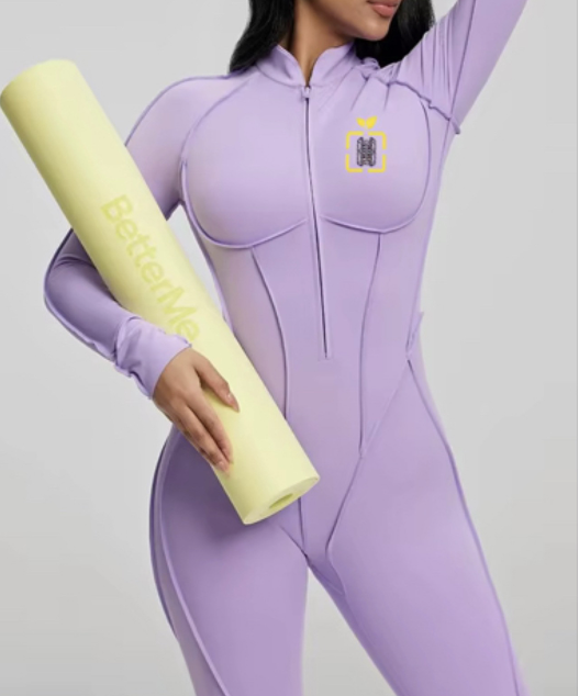 Baby Blue Bingeefy Sculpt Jumpsuit