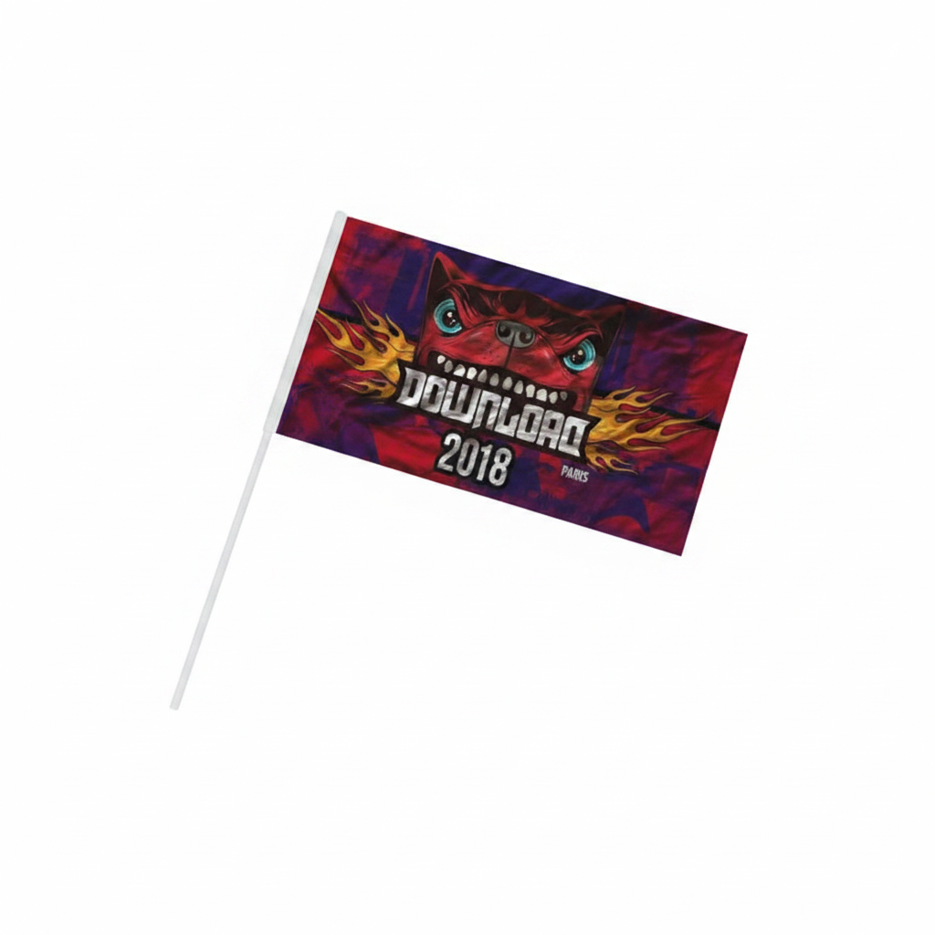 Small Hand Waving Flag