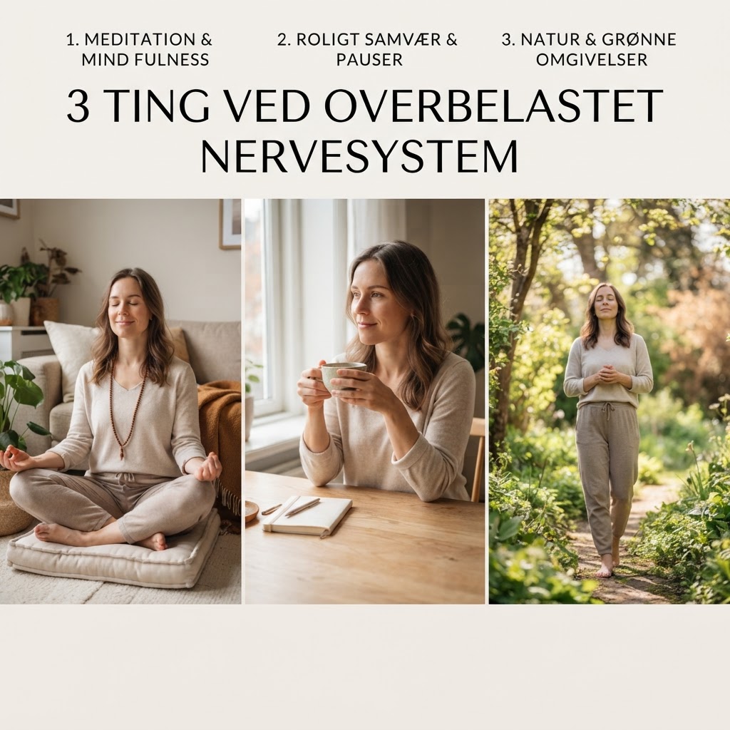3 ting du kan gøre ved overbelastet nervesystem