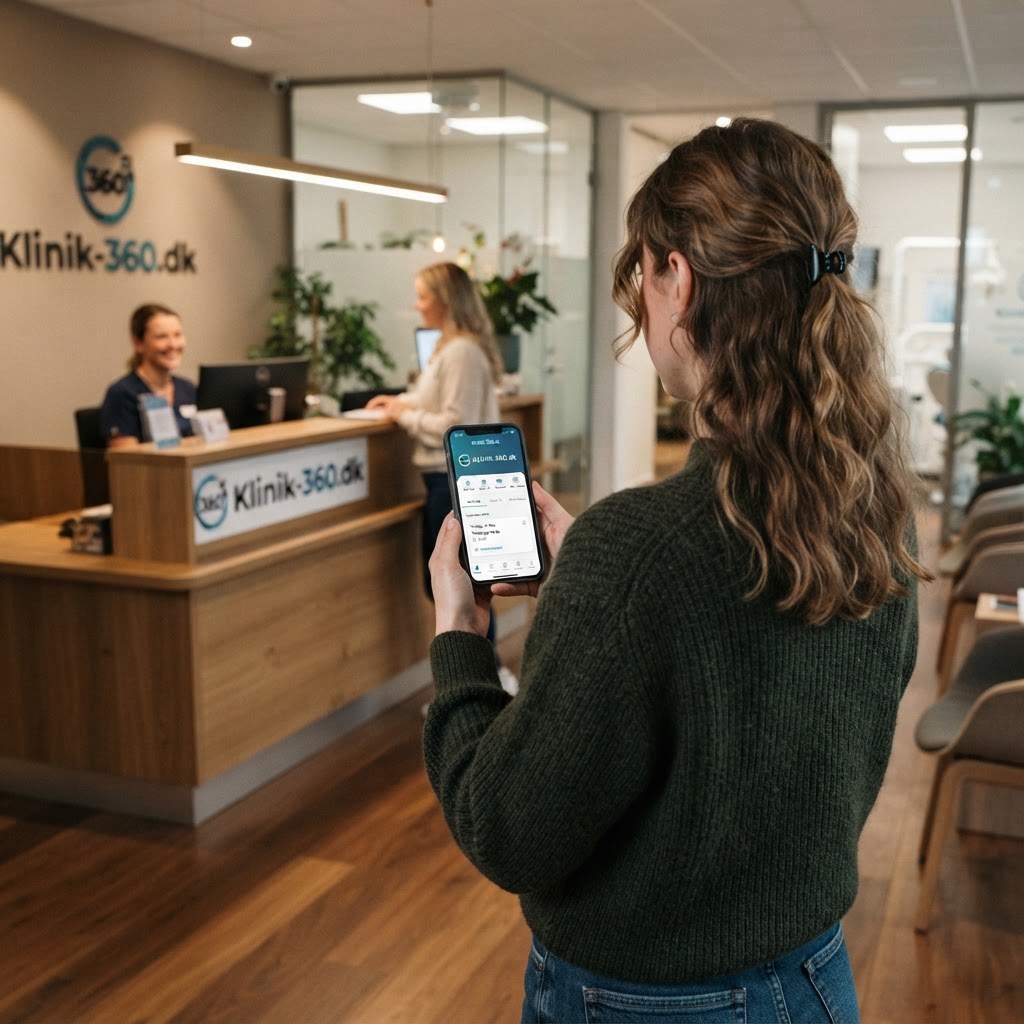 Klient-app til klinikken: bedre oplevelse, færre beskeder