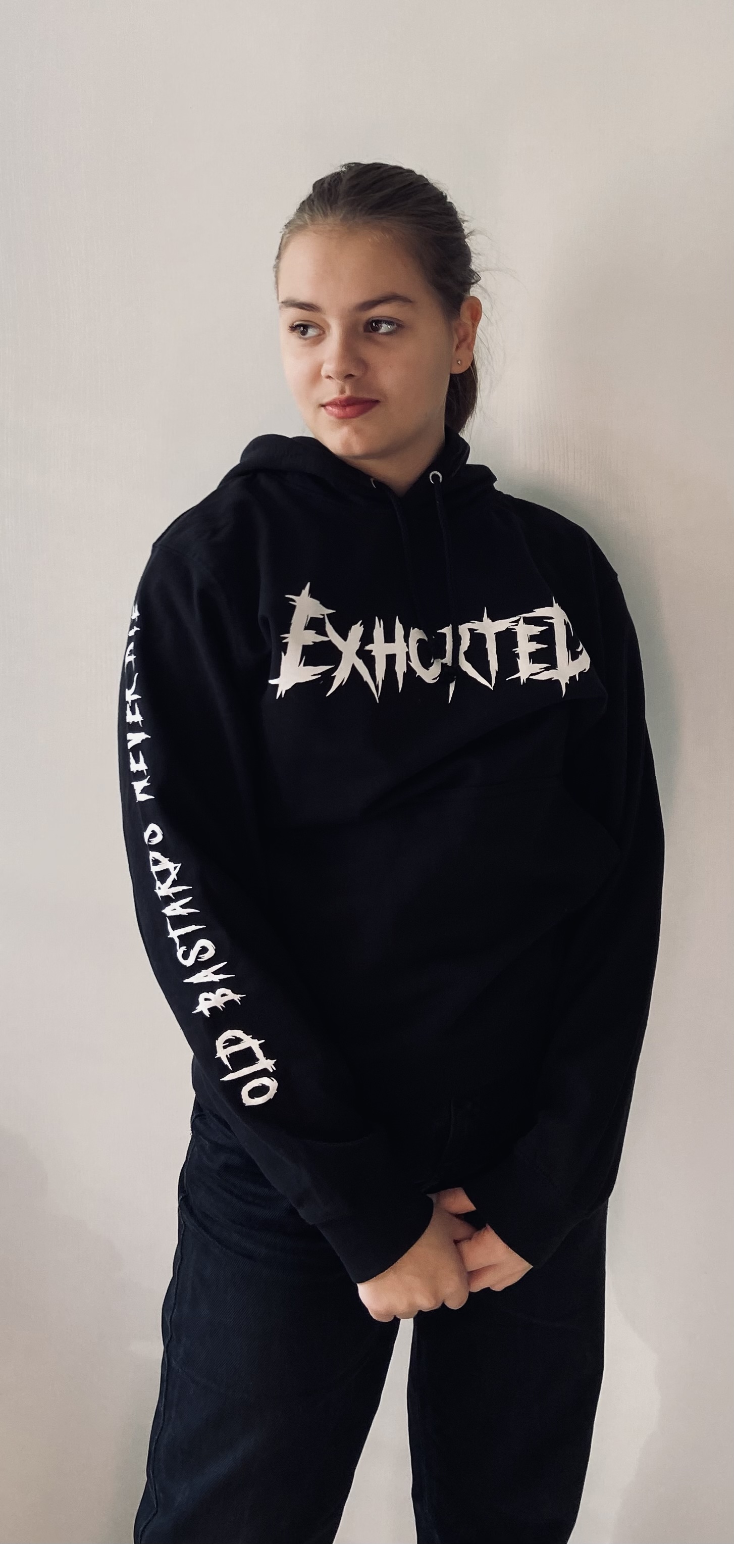 Sweat Exhorted Over - Logo Blanc