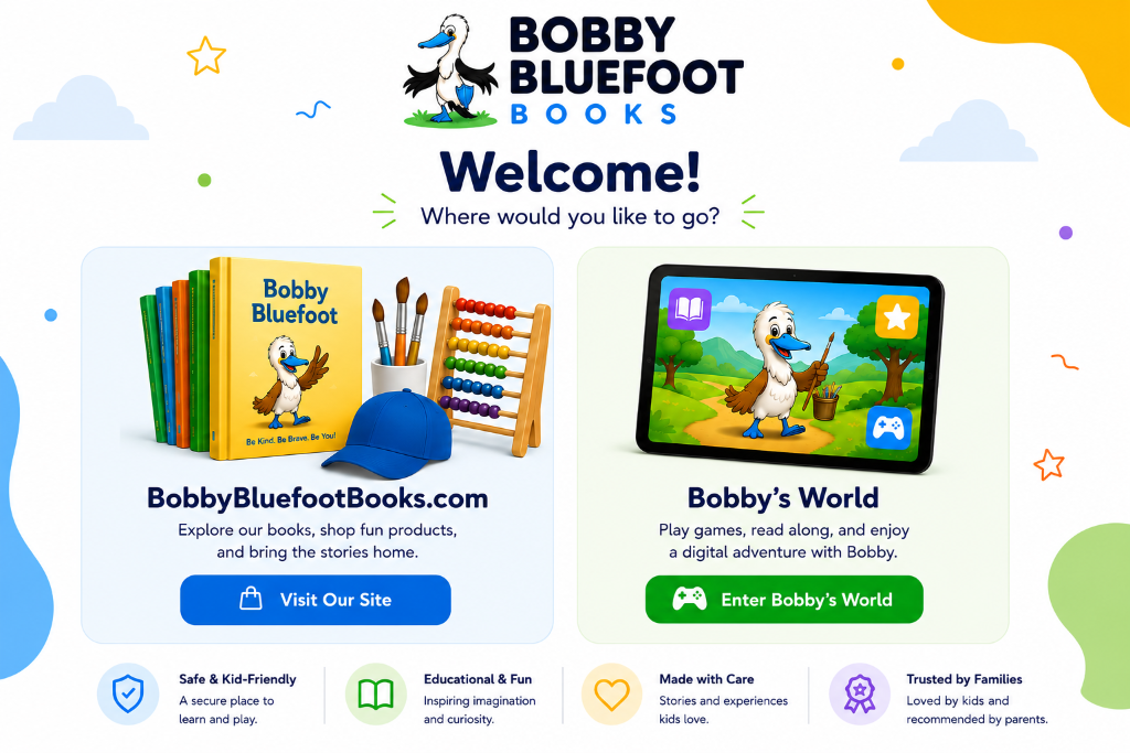 Bobby Bluefoot Books - Welcome