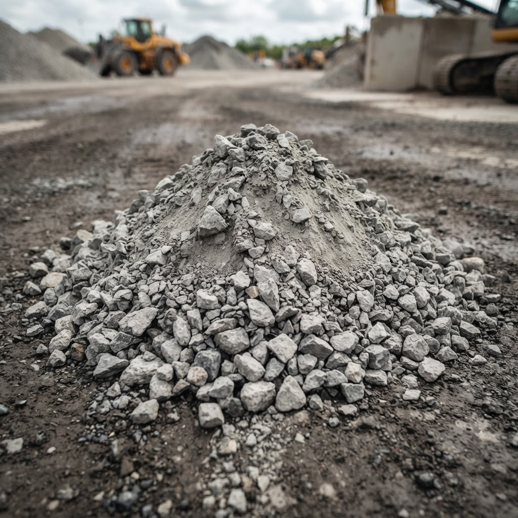 CDOT Class 6 Recycled Concrete Road Base material photo