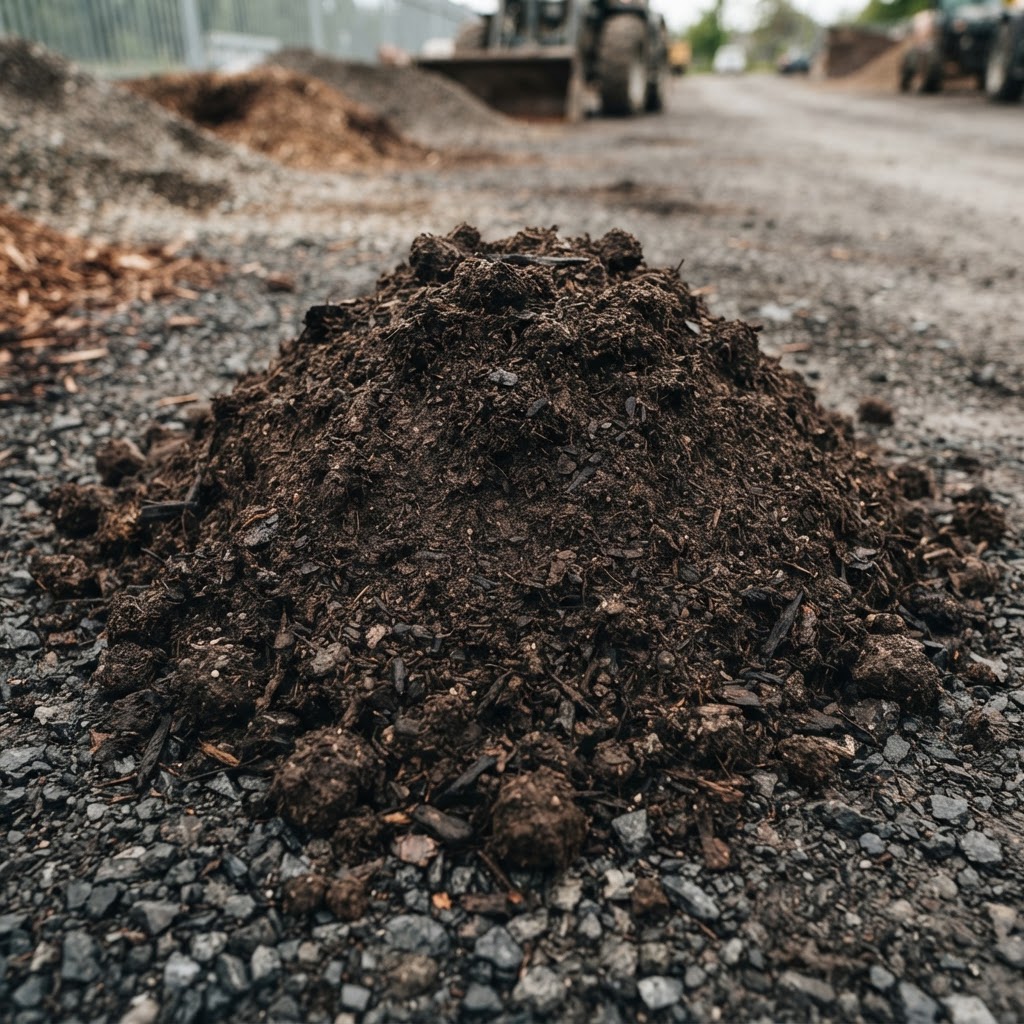 1" Minus Planter's Mix (Manure/Hardwood) material photo