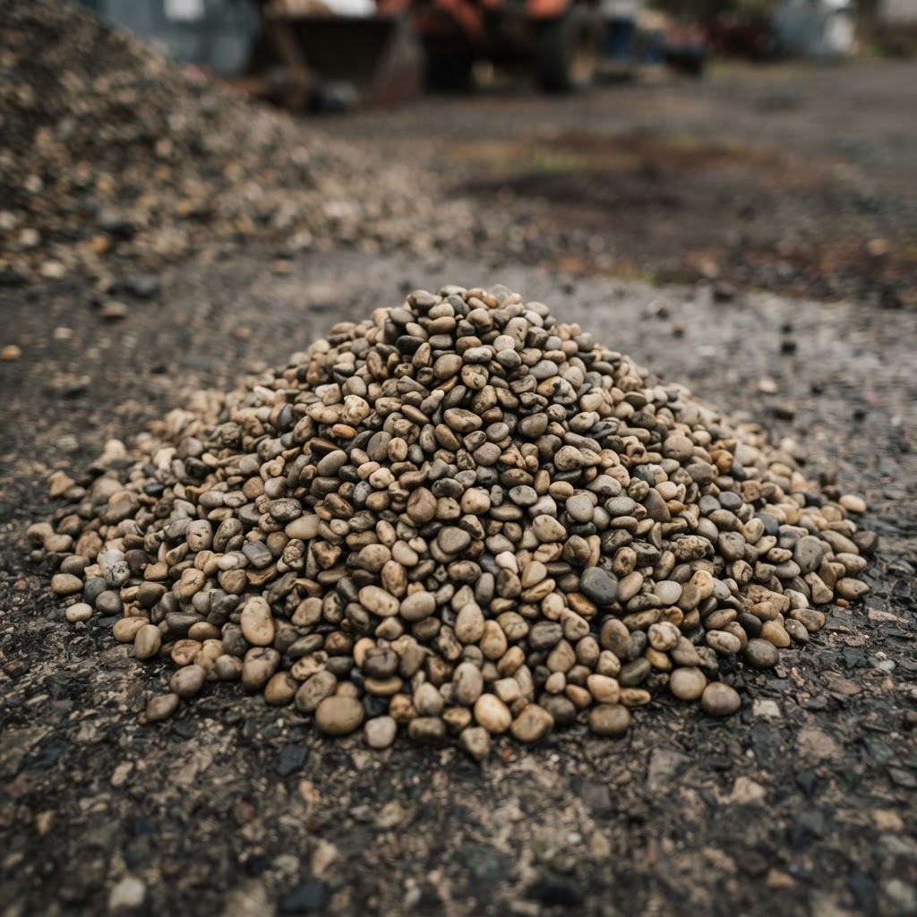 Pea Gravel (#8 - 3/8") material photo