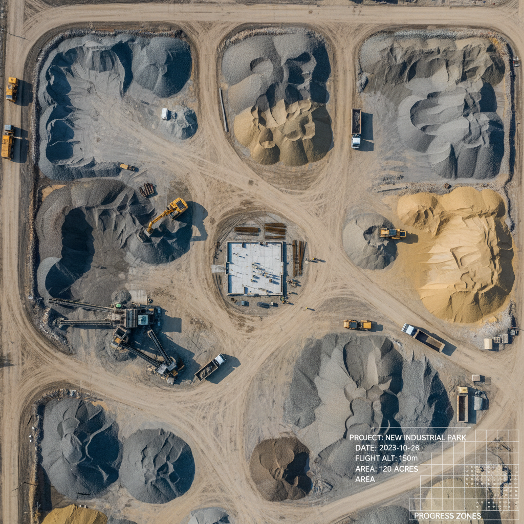 Aerial Site Documentation drone survey and site intelligence photography