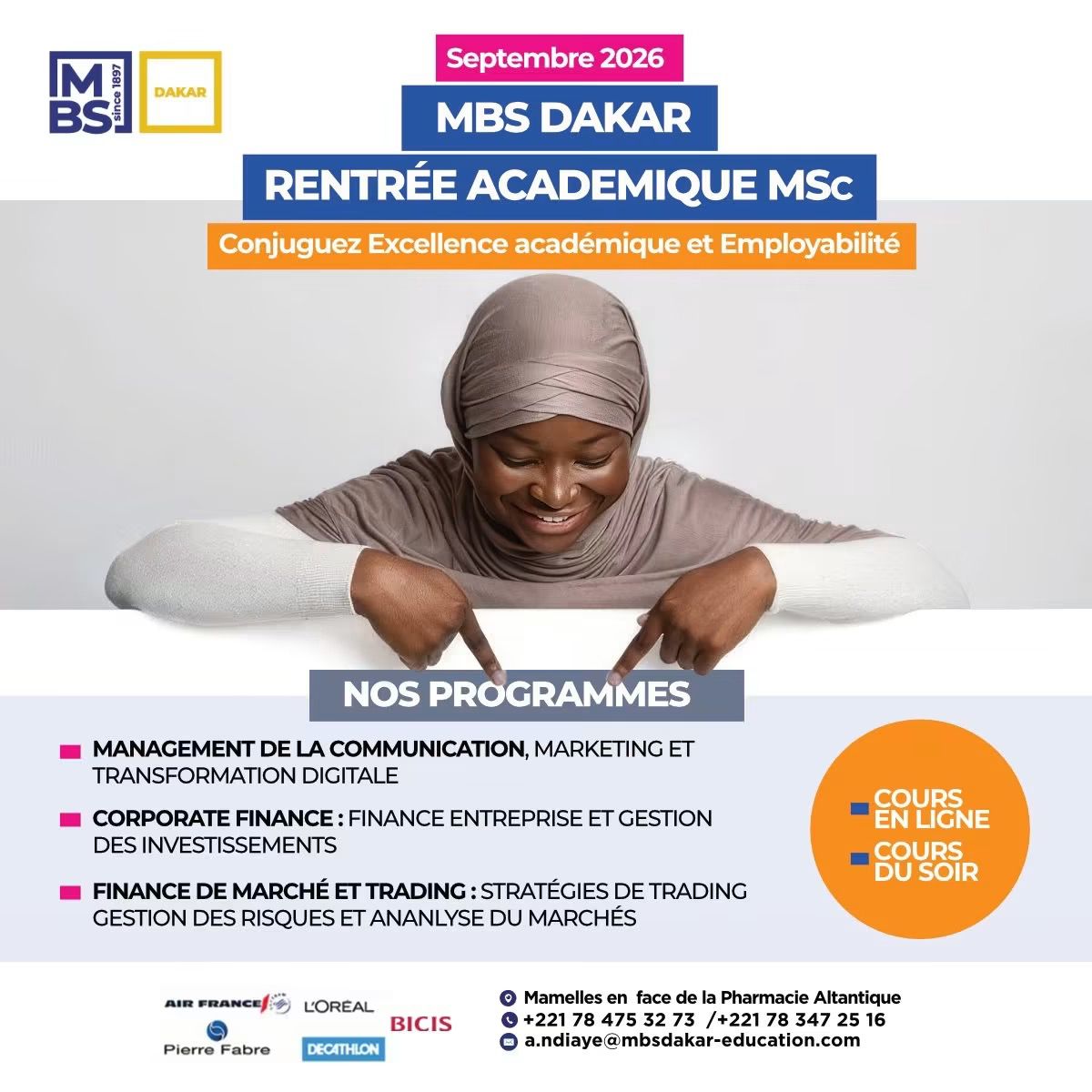 Rentrée MSc - Septembre 2026