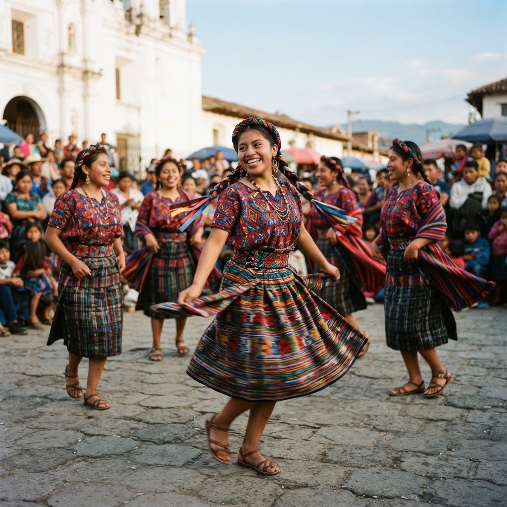 Los Brincadores dance from Guatemala