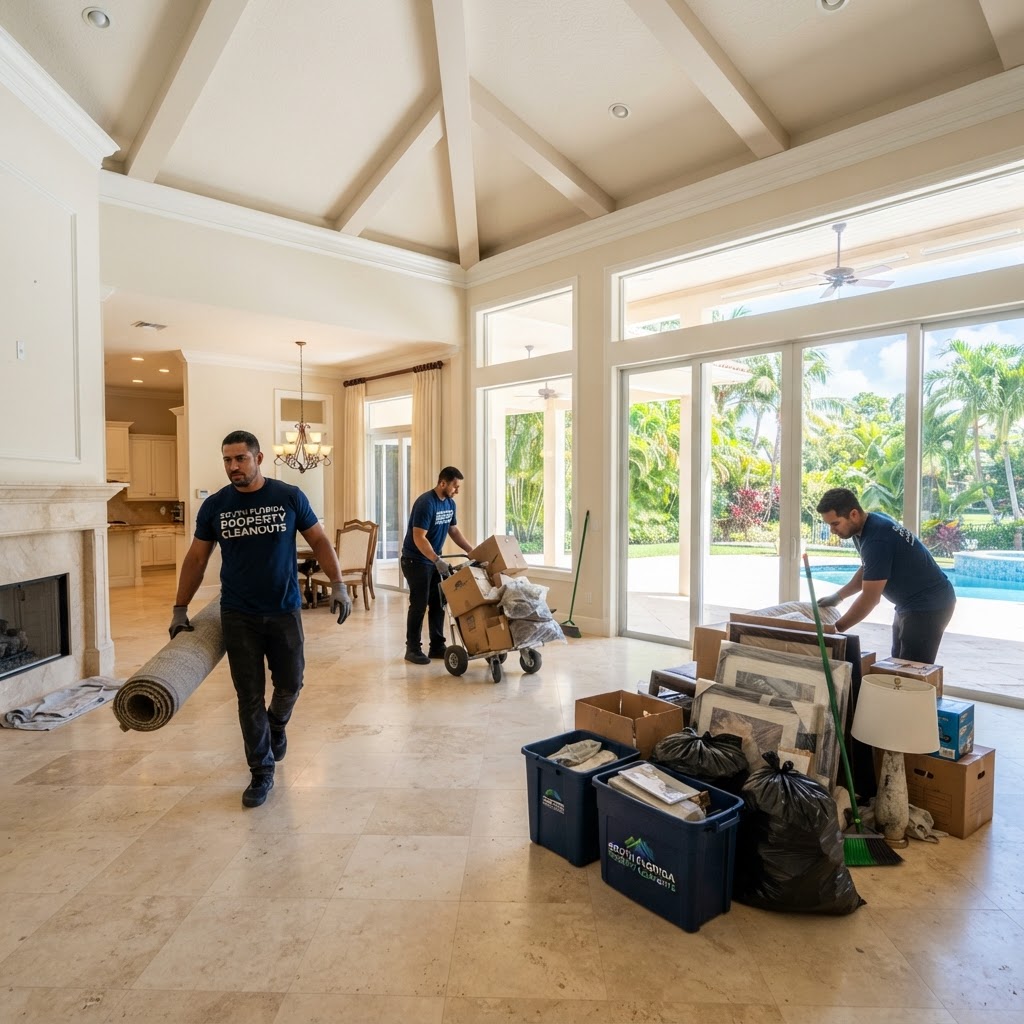 Real estate cleanout service for Palm Beach County listing prep and property cleanout