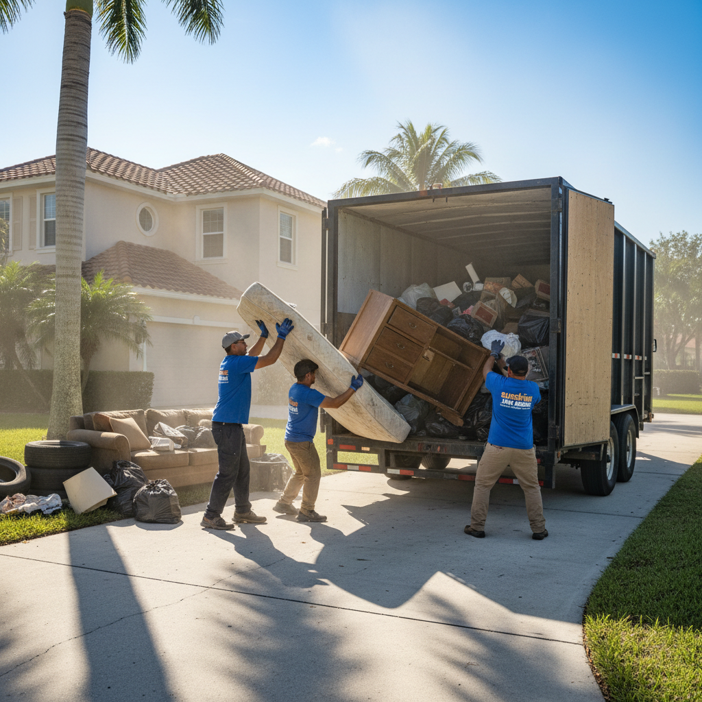 DirtDial crew loading dump trailer for cleanout