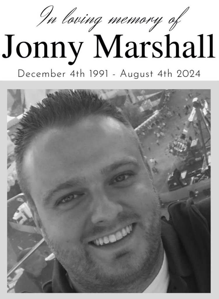 In loving memory of Jonny Marshall