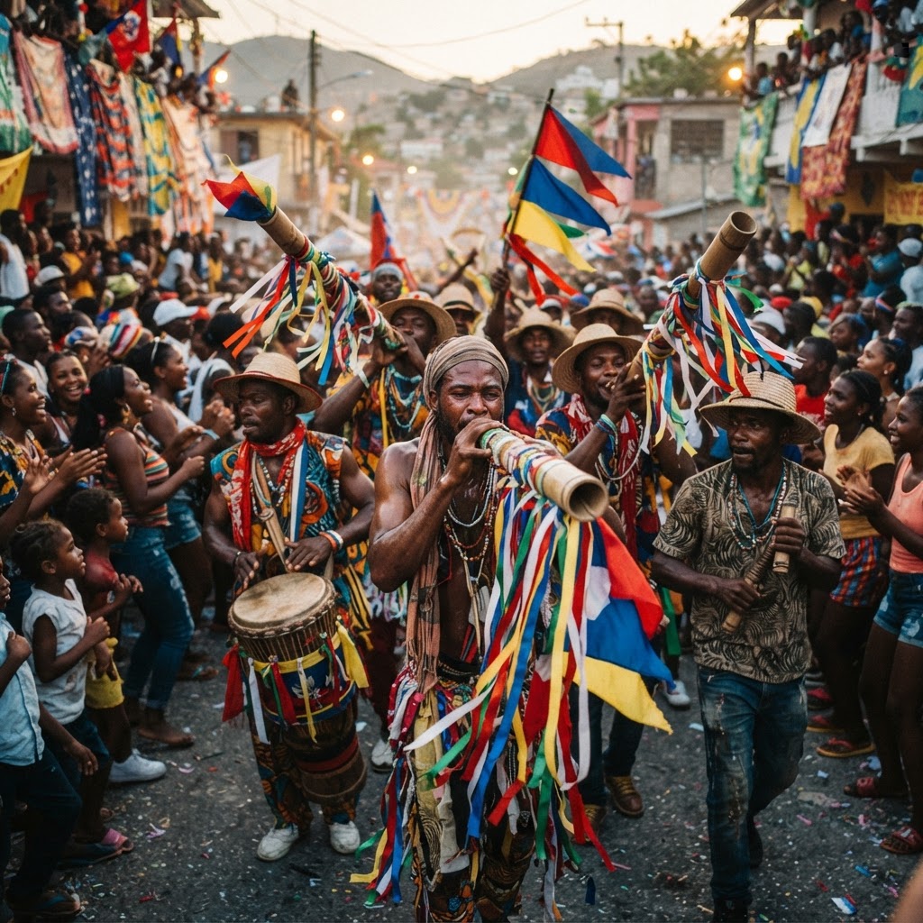 Rara Rhythms Echo Across Port-au-Prince Amid Carnival Celebrations