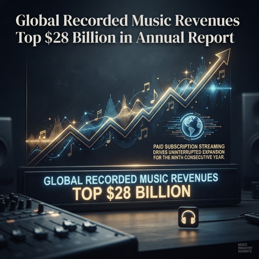 Global Recorded Music Revenues Top $28 Billion in Annual Report