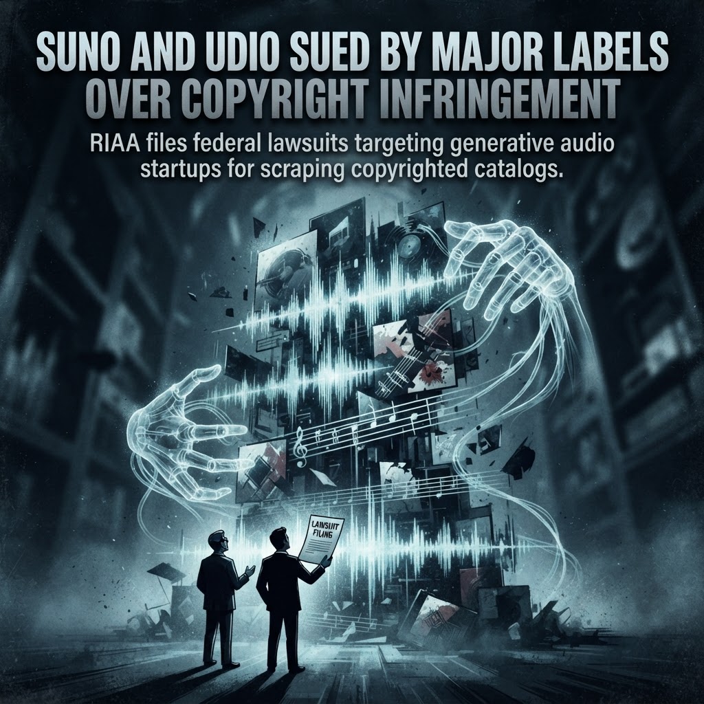 Suno and Udio Sued by Major Labels Over Copyright Infringement