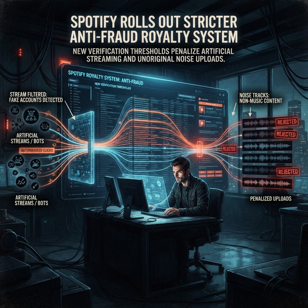 Spotify Rolls Out Stricter Anti-Fraud Royalty System