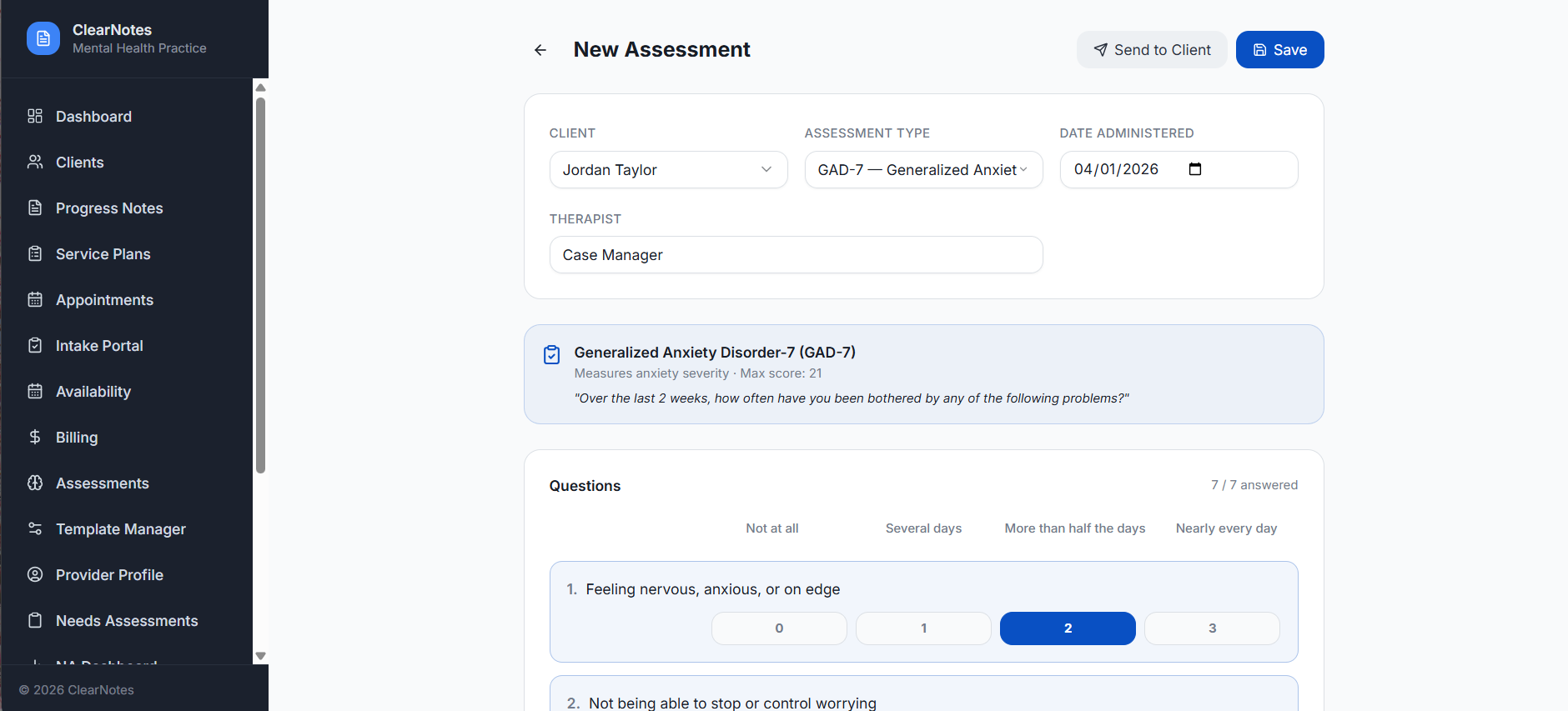 MindPath Notes Pro template preview