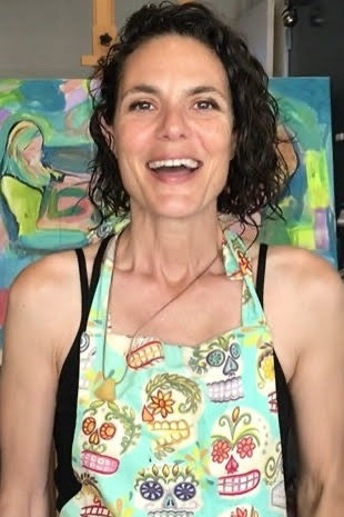 Rima, acrylic painting instructor
