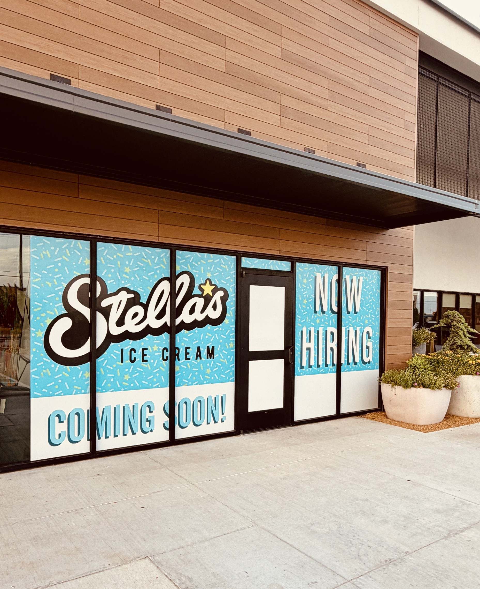 Stella's Ice Cream storefront coming soon