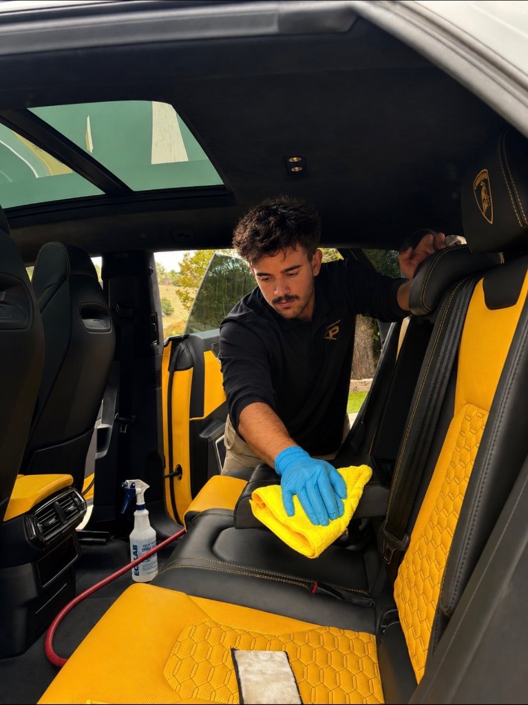 Urus Rear Cabin · Hand Finishing — Interior Detail by Precision Shine Detailing in Tri-Valley