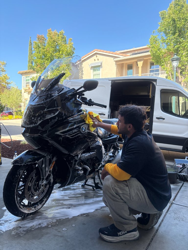 BMW Motorcycle · Full Wash — Exterior Wash by Precision Shine Detailing in San Ramon, CA