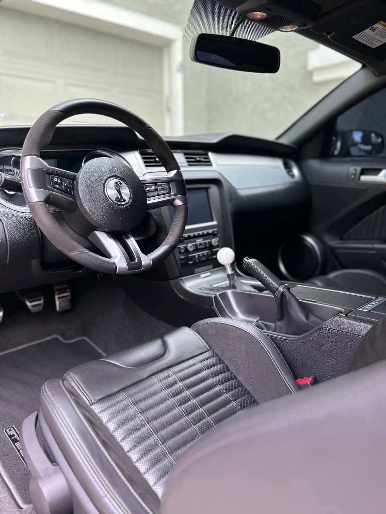Interior deep cleaning on a Mustang cabin in San Ramon, CA