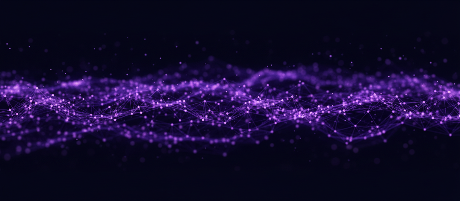 Abstract futuristic digital mesh