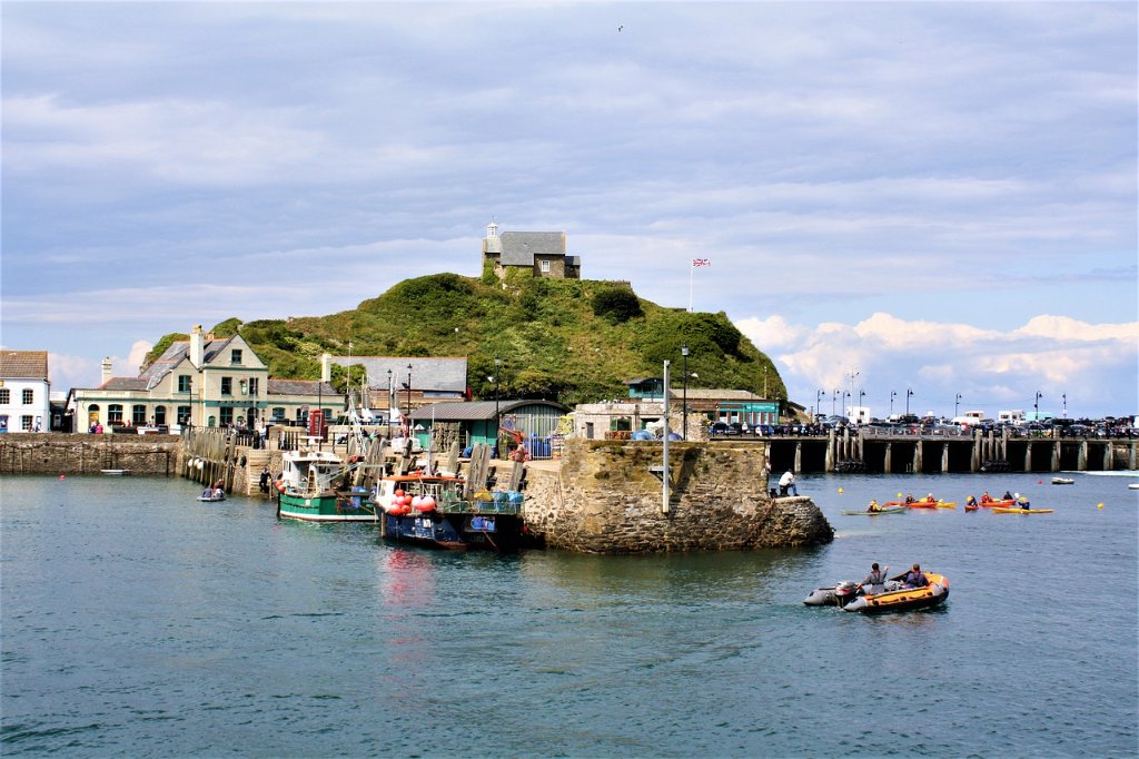 Ilfracombe harbour in winter light — a peaceful coastal escape from Avoncourt Lodge