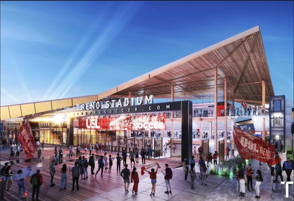 Reno Stadium exterior rendering