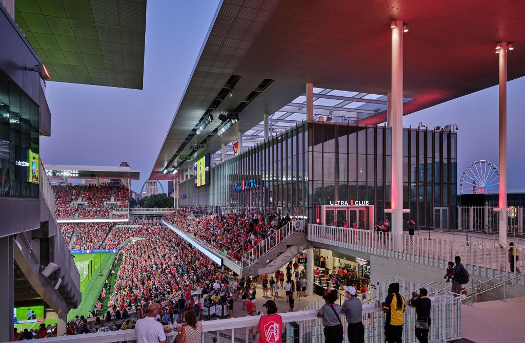 St. Louis City SC stadium premium club hospitality level